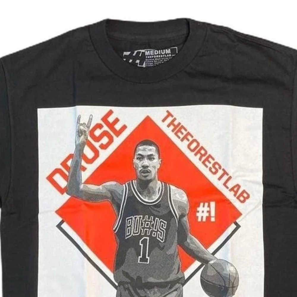 Derrick Rose - Chicago‎ Bulls x The Forest Lab basketball streetwear shirt